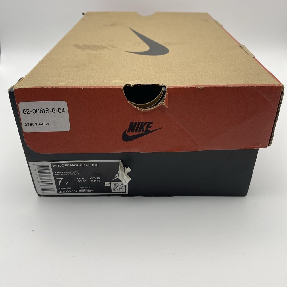 Size 7y- (GS) Jordan 11 Retro High Bred (378038-061) - Picture 8 of 8